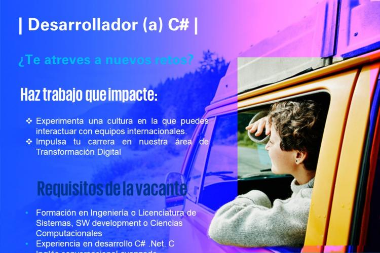 VACANTE - Desarrollador(a) C# / KPMG