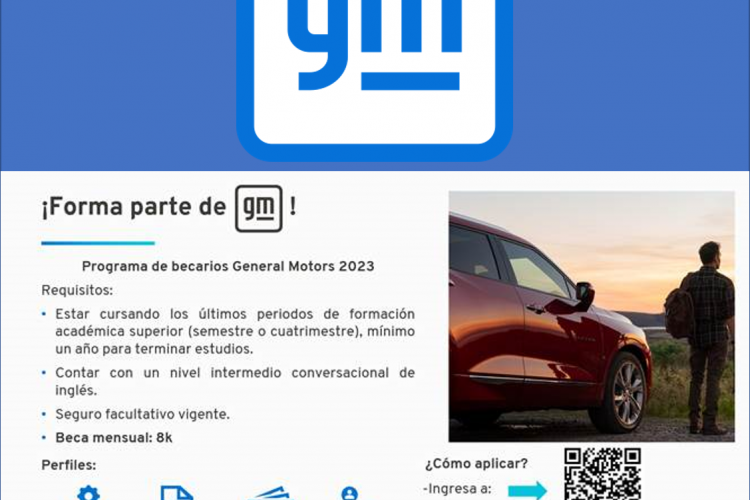 VACANTE - Becarios en General Motors de México