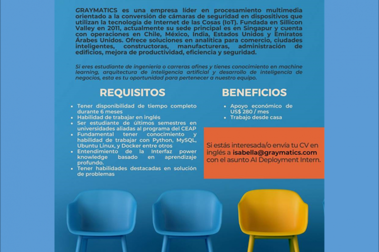 VACANTE - Practicante AI Deployment Intern