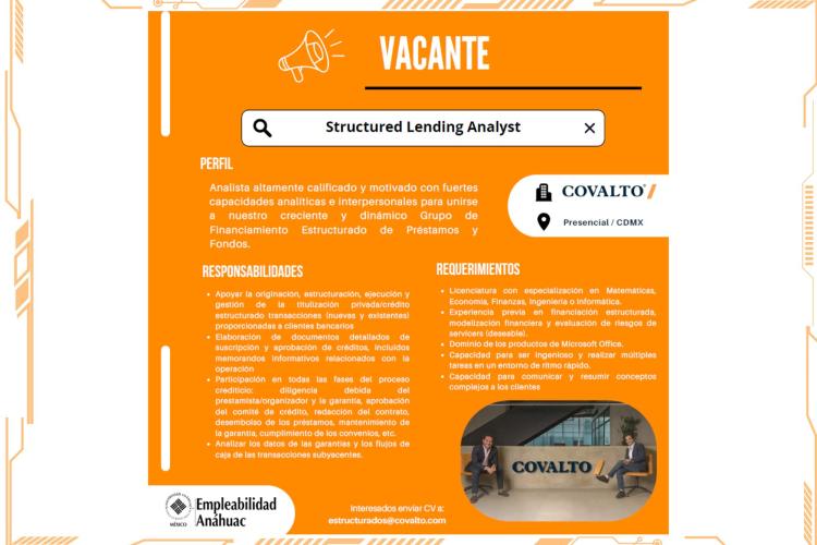 COVALTO | Structured Lending Analyst