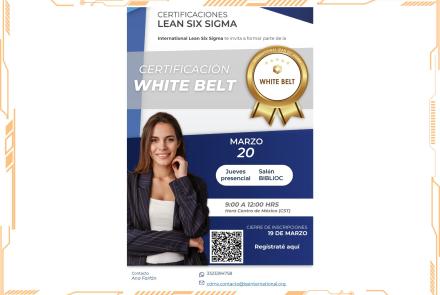 ¡Certificaciones Lean Six Sigma!