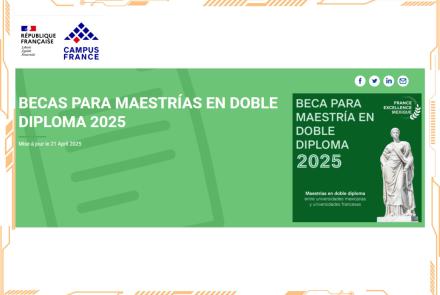 ¡Becas para maestría en Francia!