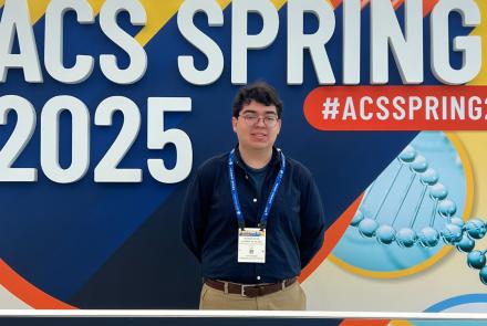 Emilio Iván Sandoval participa en congreso de la American Chemical Society Acs Spring 2025 Meeting & Expo