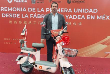 La Anáhuac México, presente en el lanzamiento del primer vehículo eléctrico producido en México por Yadea