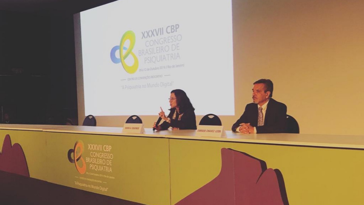 Dr. Enrique Chávez León en el Congreso de la ABP