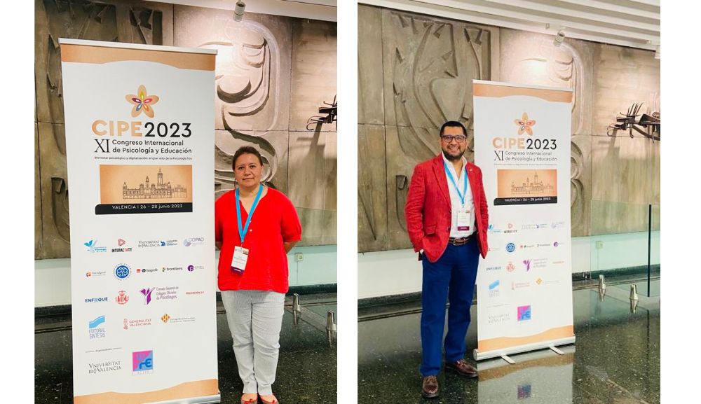 Los doctores Alejandro González y Diana Betancourt aportaron sus conocimientos en el campo de la psicología abonando al tema de bienestar psicológico y digitalización.