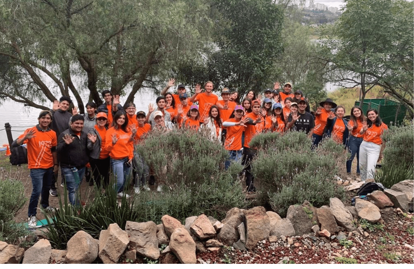 Nuestros voluntarios ASUA se suman a la limpieza de la Presa Madín