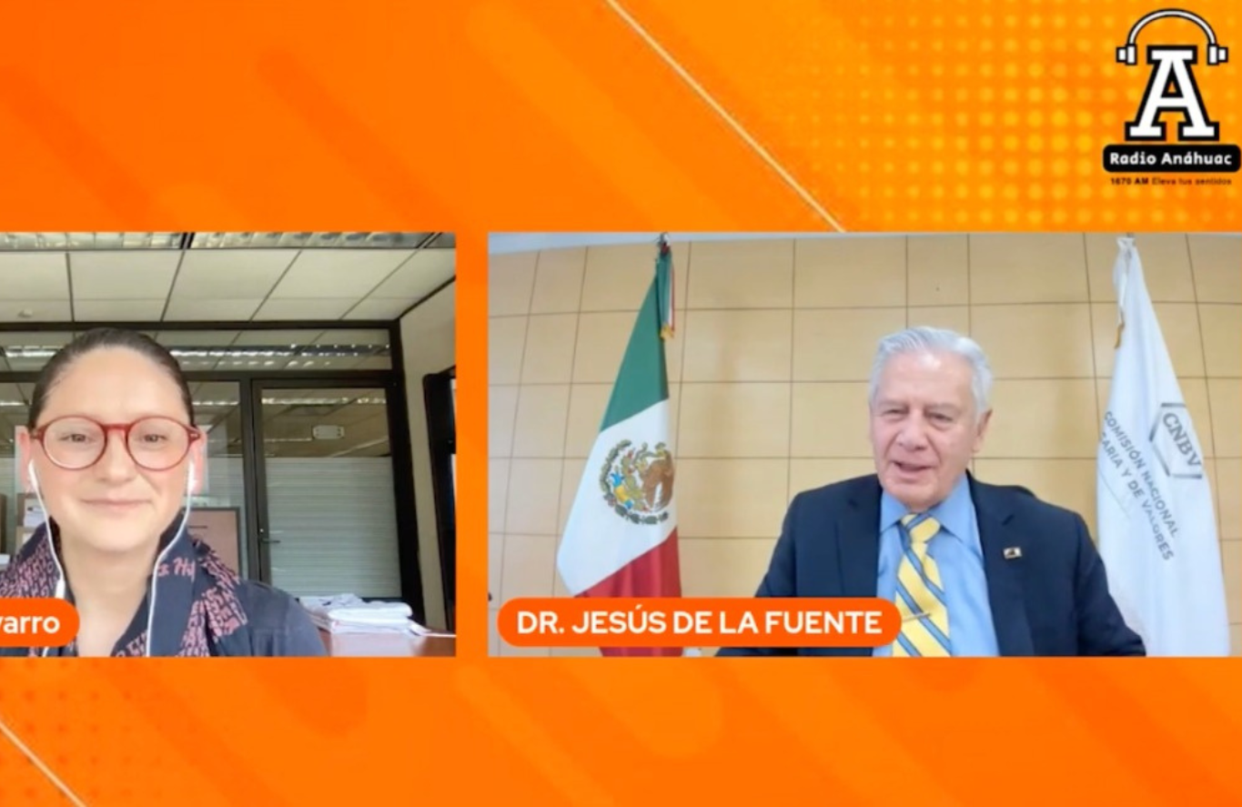 Jesús de la Fuente, presidente de la CNBV, habla sobre las herramientas ASG en Radio Anáhuac