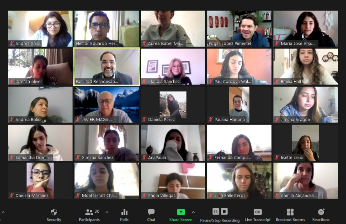 Director de Expok participa en conversatorio con alumnos de Responsabilidad Social
