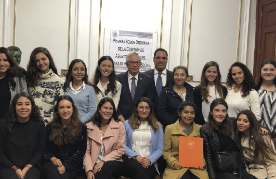 Alumnas de Responsabilidad Social asisten al Congreso de la Ciudad de México