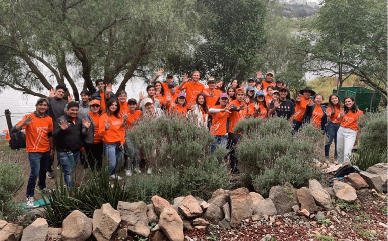 Nuestros voluntarios ASUA se suman a la limpieza de la Presa Madín