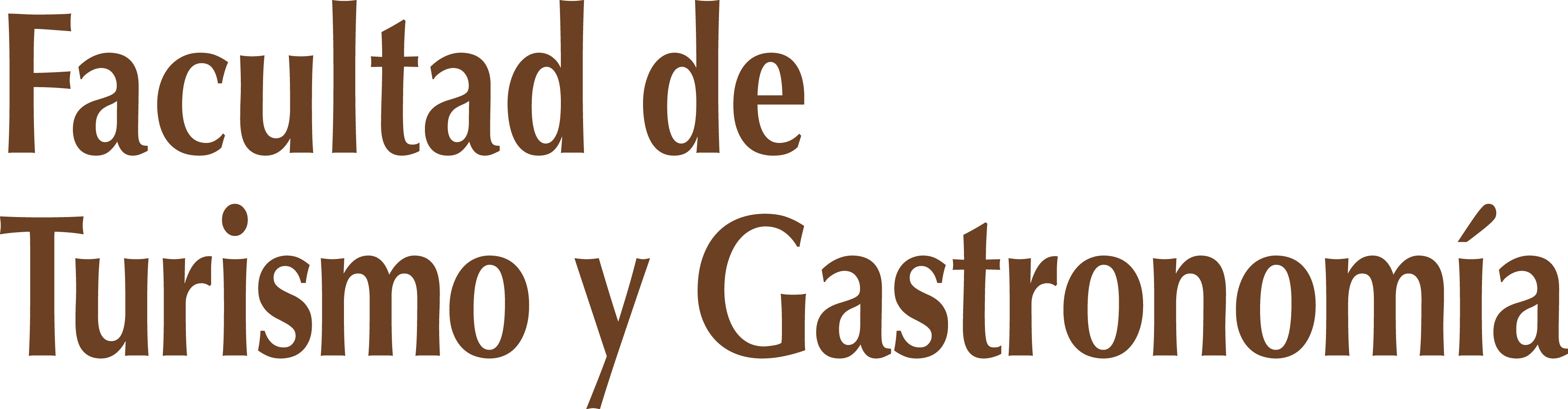 Logo Facultad de Turismo y Gastronomía