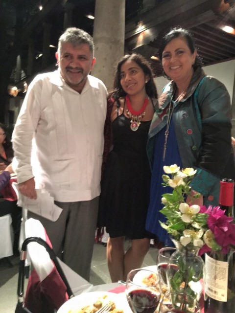 Alumnas de la asignatura "Cultura Gastronómica: Regiones de México" que imparte la Dra. Marisa Ramos en la licenciatura de Turismo Cultural y Cultura Gastronómica asistieron el 9 de septiembre de 2016 al evento “Entre Virreyes y Virreinas: los empeños de una casa” en el Museo Franz Mayer