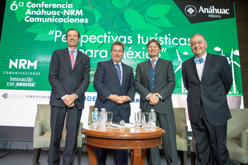 Por sexto año consecutivo se llevó a cabo la 6ª Conferencia Anáhuac-NRM Comunicaciones “Perspectivas Turísticas para México 2017”, evento presentado por los posgrados de la Facultad de Turismo y Gastronomía de la Universidad Anáhuac México y al que asistieron cerca de 400 directivos de alto nivel de organismos y empresas turísticas, investigadores y académicos. 