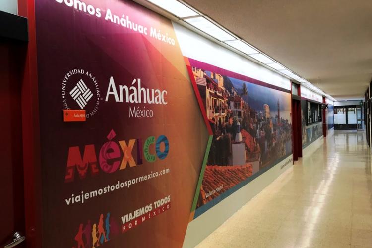 El jueves 28 de septiembre de 2017, despedimos a los Estados Unidos de América y México es el nuevo país que está en los muros de nuestra Facultad