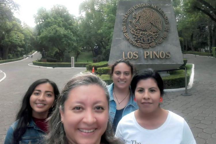 Visita a Los Pinos