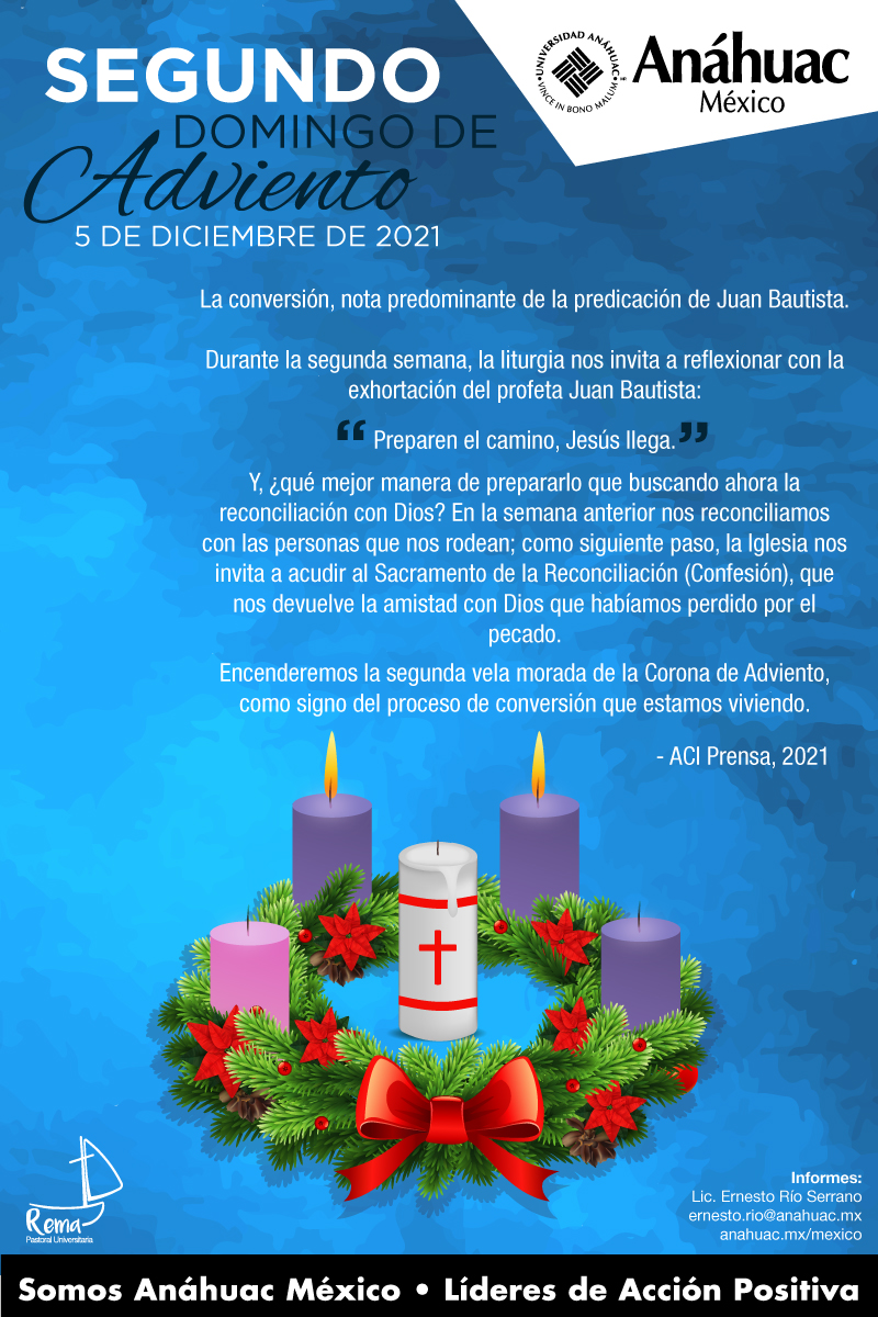 Segundo Domingo de Adviento 5 de diciembre