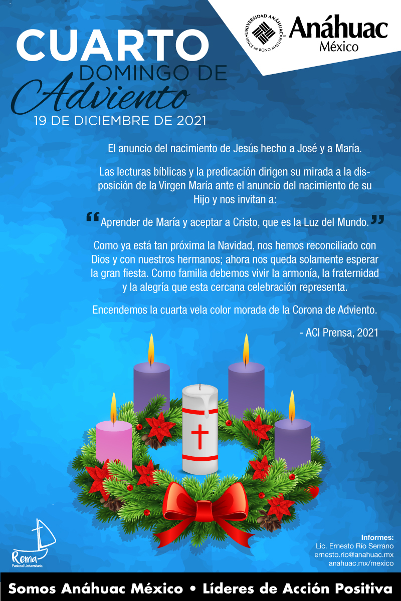 Cuarto Domingo de Adviento 19 de diciembre