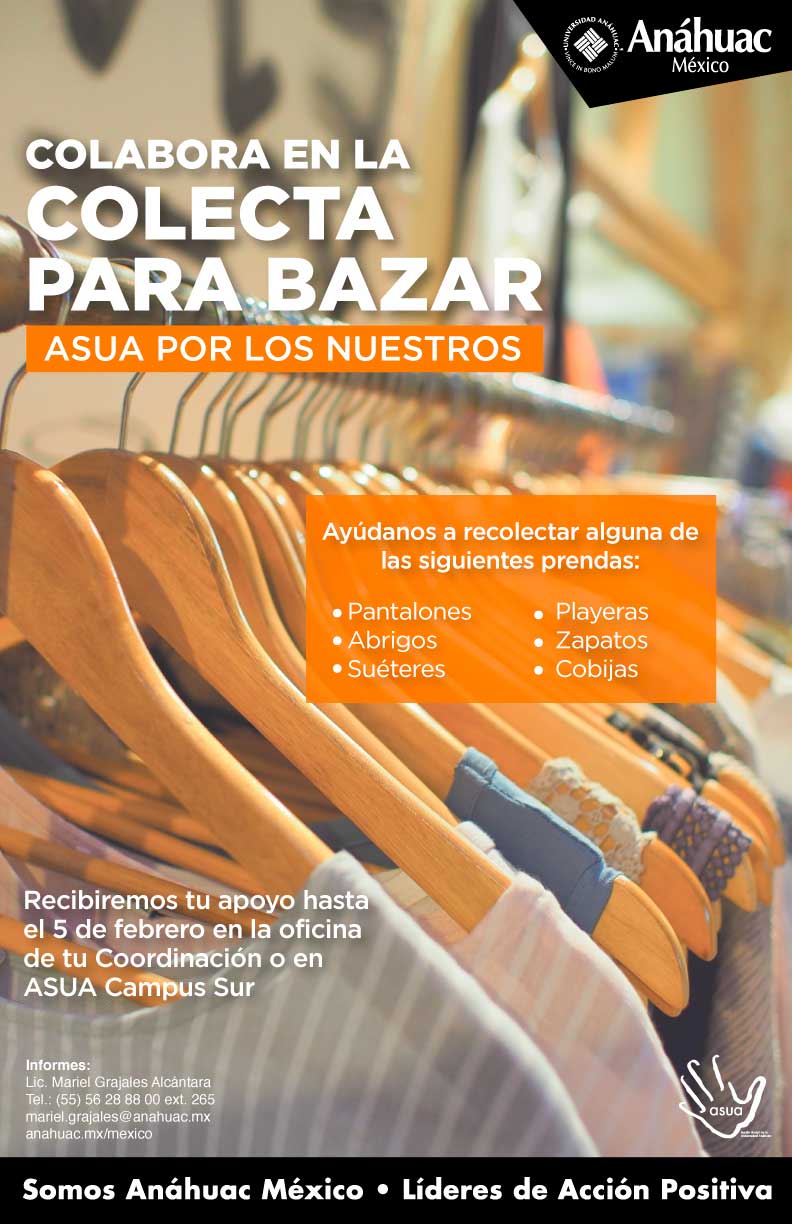 Colecta para bazar de ASUA por los Nuestros