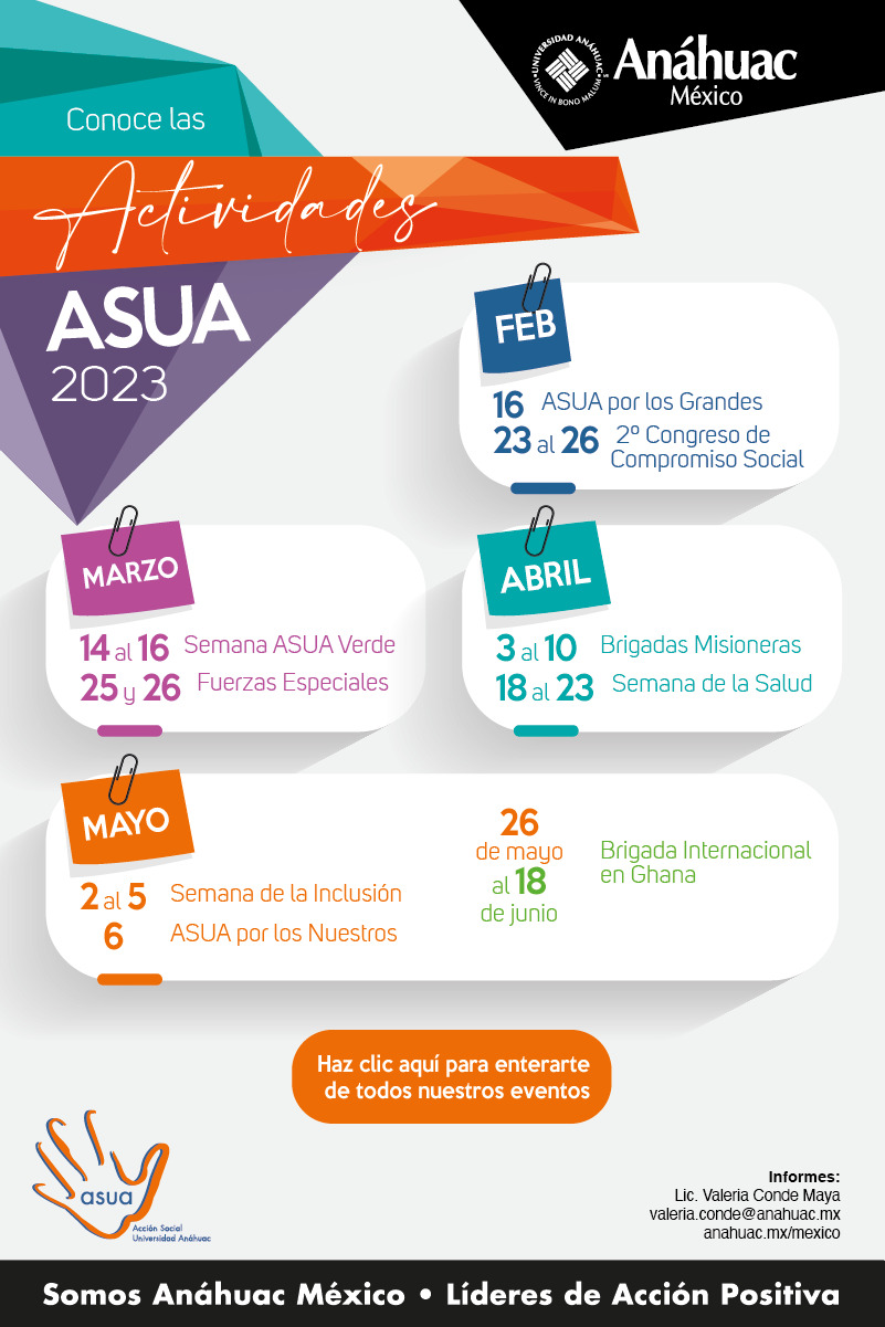 Calendario de Actividades ASUA