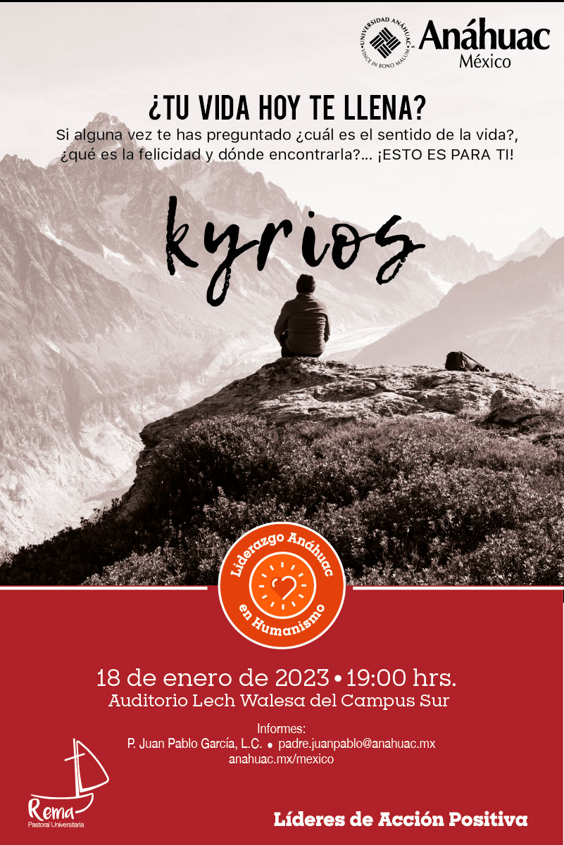 ¿Tu vida hoy te llena? Kyrios 2023