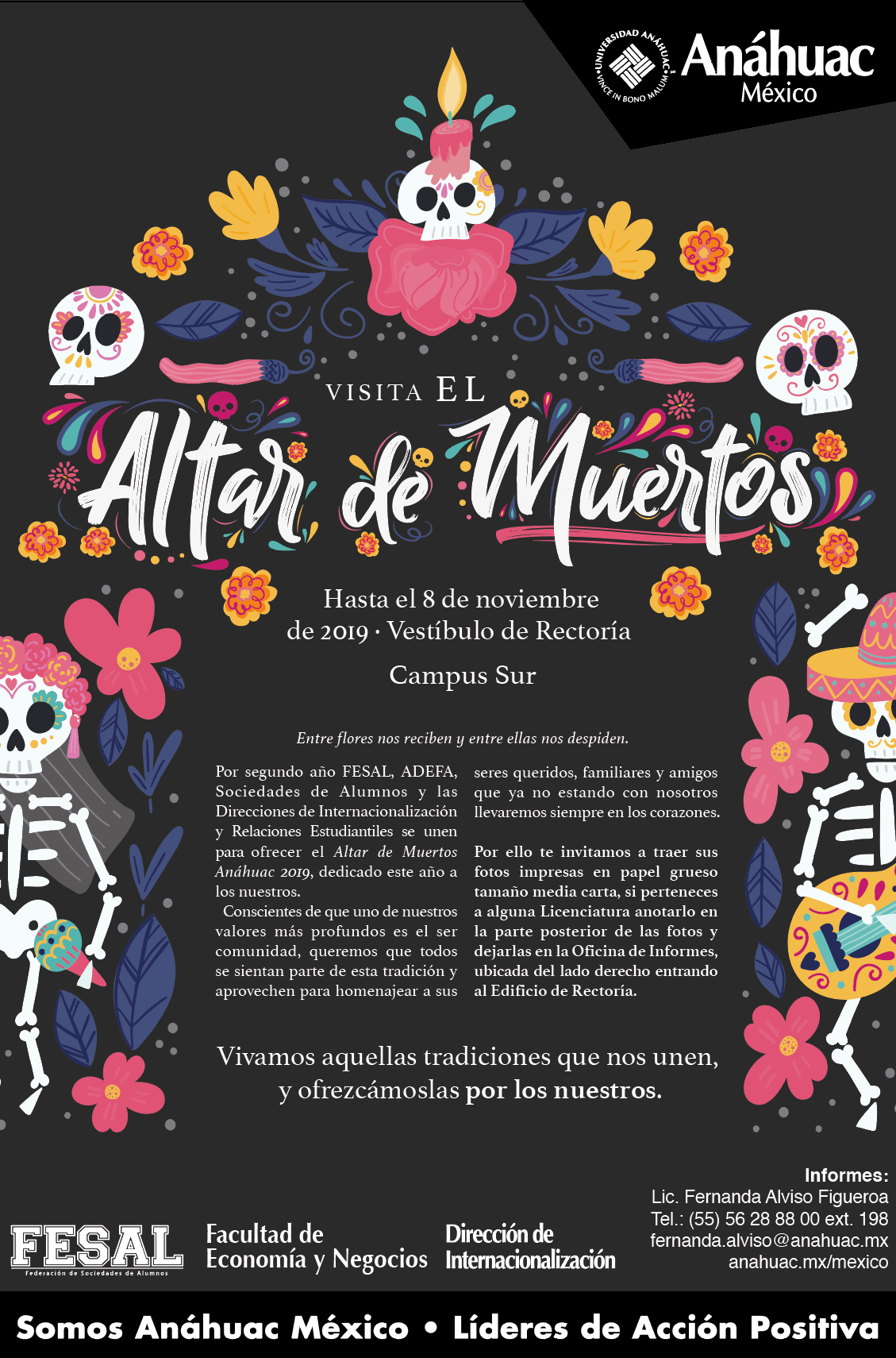 Visita el altar de muertos