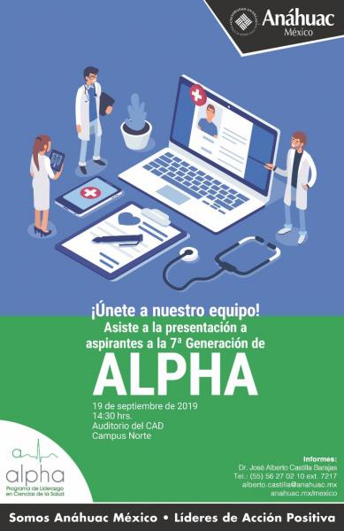 Presentación aspirantes 7 generación de Alpha