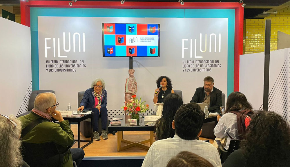 Participación de la Mtra. Alma Cázares Ruiz en presentación editorial en la FILUNI 2025