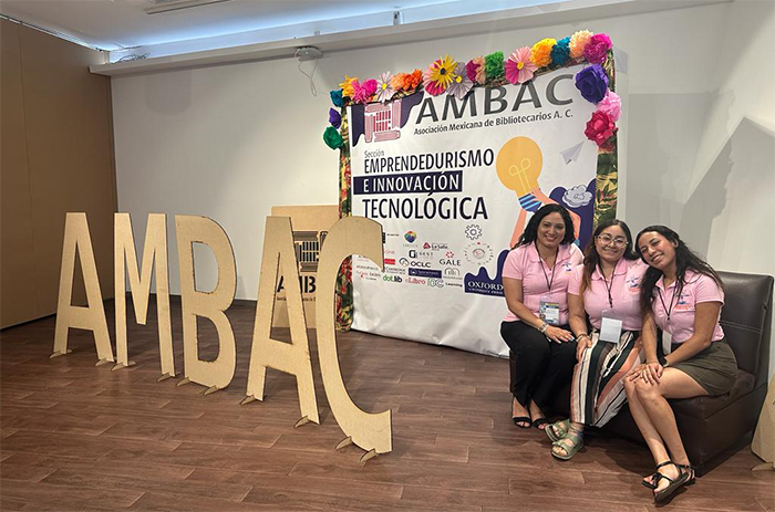 Bibliohertz present at the LIV Mexican Conference on Library Science of the AMBAC