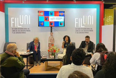 Participación de la Mtra. Alma Cázares Ruiz en presentación editorial en la FILUNI 2025