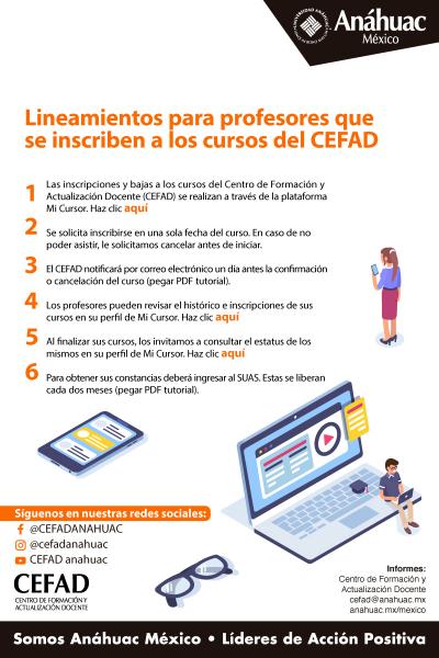 Lineamientos CEFAD (cont.)