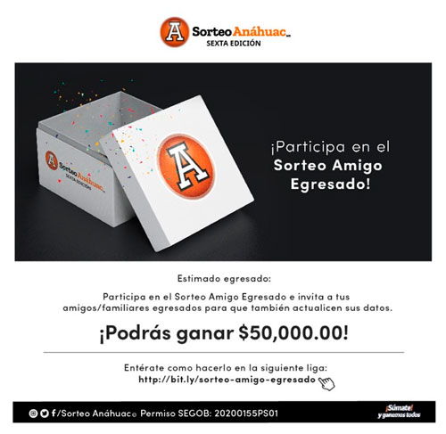 Participa en el sorteo para Egresados