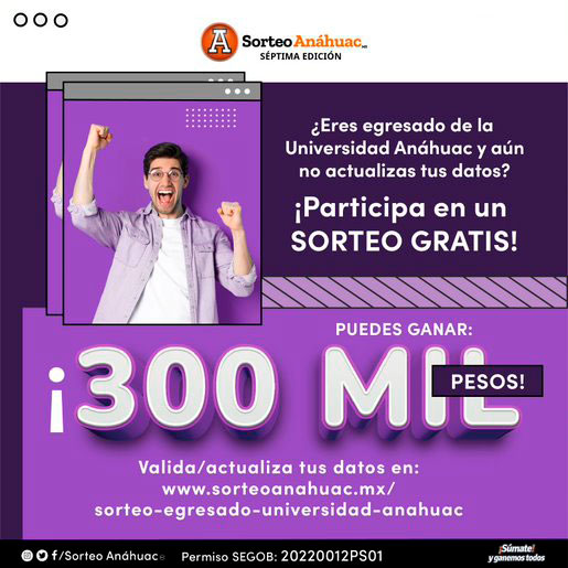 ¡Participa en el Sorteo para Egresados!