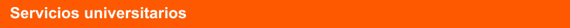 Servicios universitarios