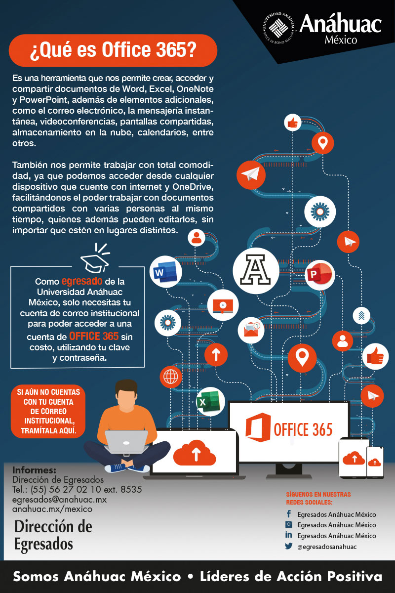 Arriba 41+ imagen office 365 anahuac