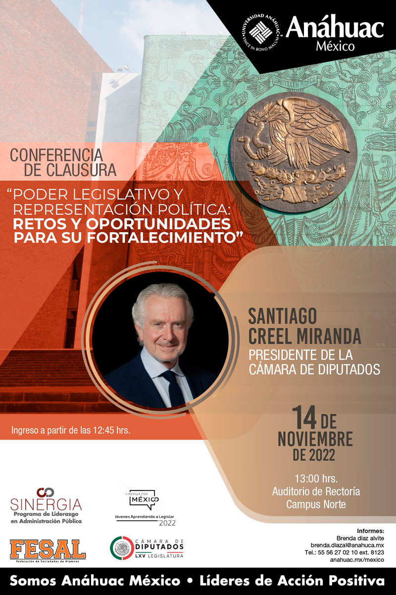Conferencia Poder legislativo y representación política
