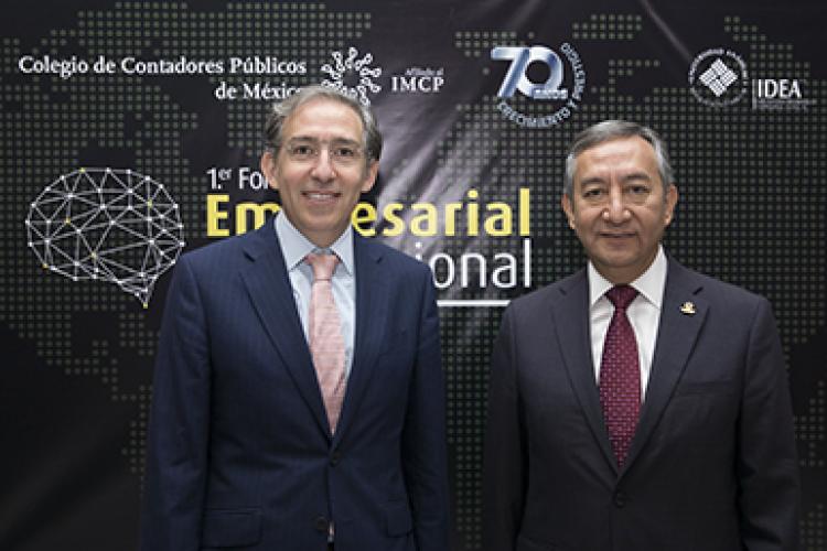 IDEA y el Colegio de Contadores Públicos de México realizan el 1er Foro Empresarial Internacional