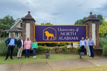 Los alumnos del Doctorado en Ingeniería Industrial de la Universidad Anáhuac Mexico, cursaron su seminario internacional en ingeniería en la Universidad de North Alabama.