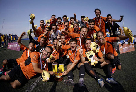 Felicidades a nuestro equipo de futbol, campeón de la Universiada Nacional