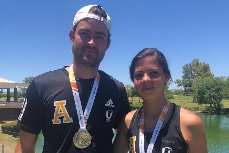 Álvaro Padilla y Renata Romano tenis