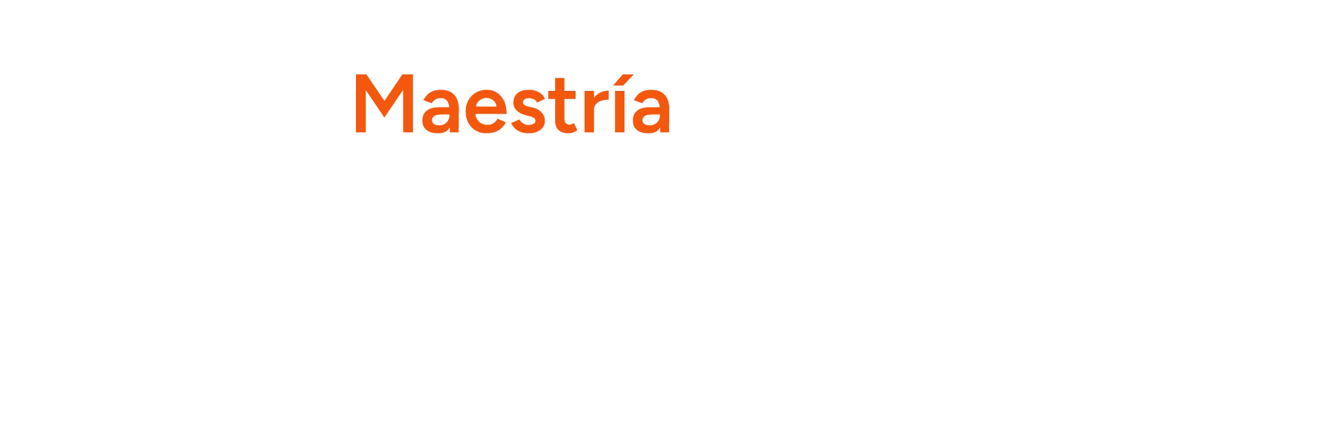 
<span>Maestría Executive MBA</span>
