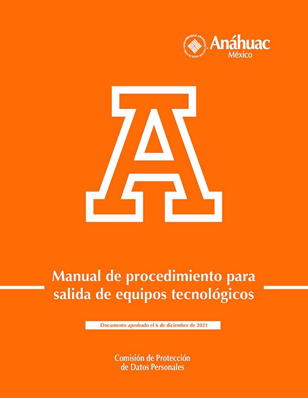 Manual de procedimiento para salida de equipos tecnológicos