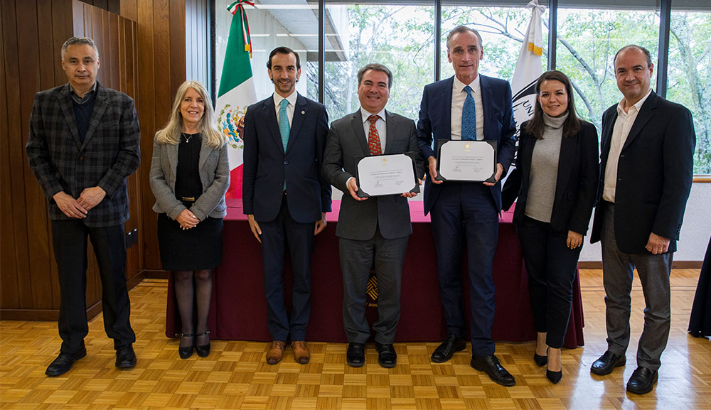 La Anáhuac firma convenio de colaboración con CAMEXA, Cámara Mexicano- Alemana de Comercio e Industria