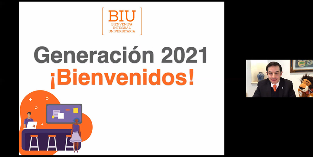 Mensaje de bienvenida a estudiantes de nuevo ingreso