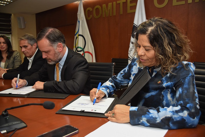 Refrendamos convenio de colaboración con el Comité Olímpico Mexicano