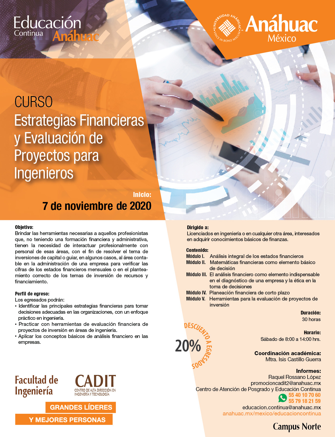 Curso Estrategias Financieras y Evaluación de Proyectos para Ingenieros