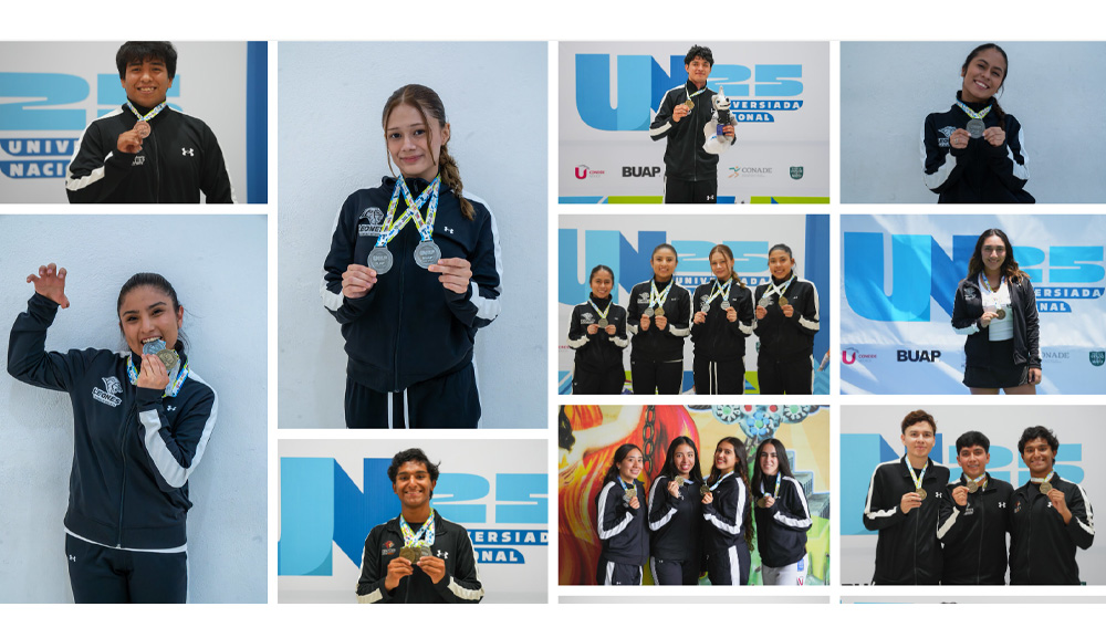 Leones Anáhuac conquistan 90 medallas en la Universiada Nacional 2025