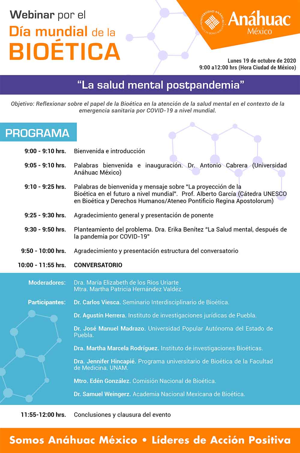 Día Mundial de la Bioética 2020