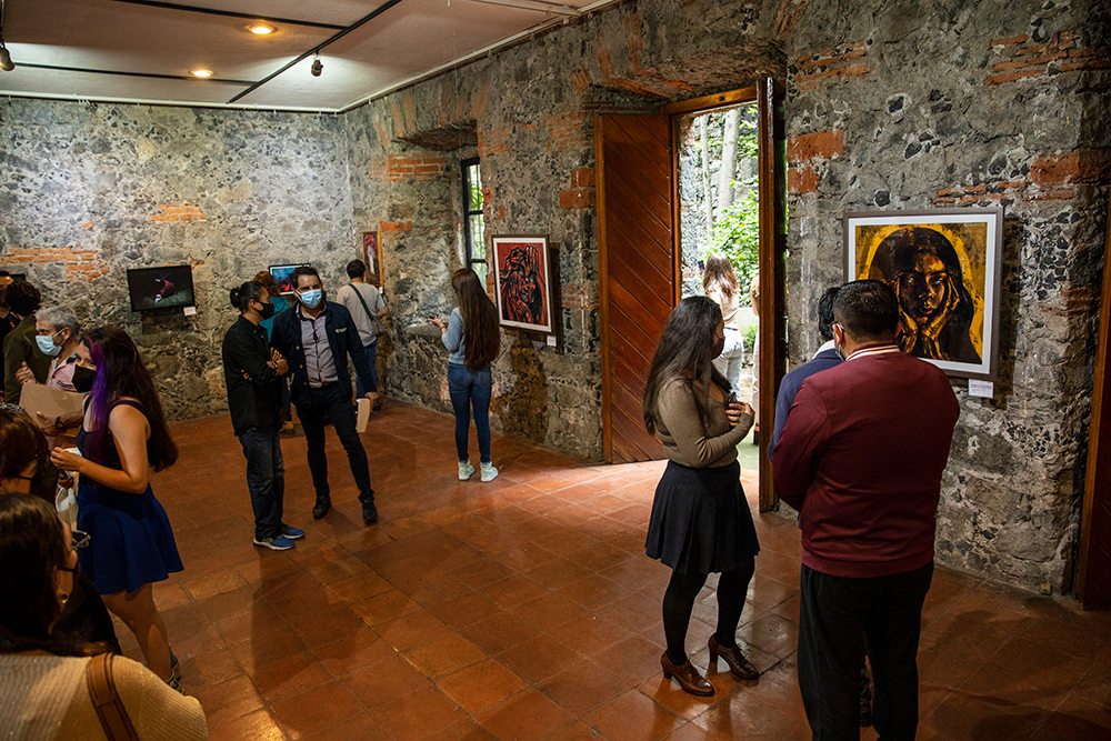 Inauguran murales de alumnos de Artes Visuales en la Biblioteca Juventino Rosas
