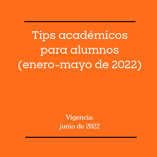 Tips académicos para alumnos